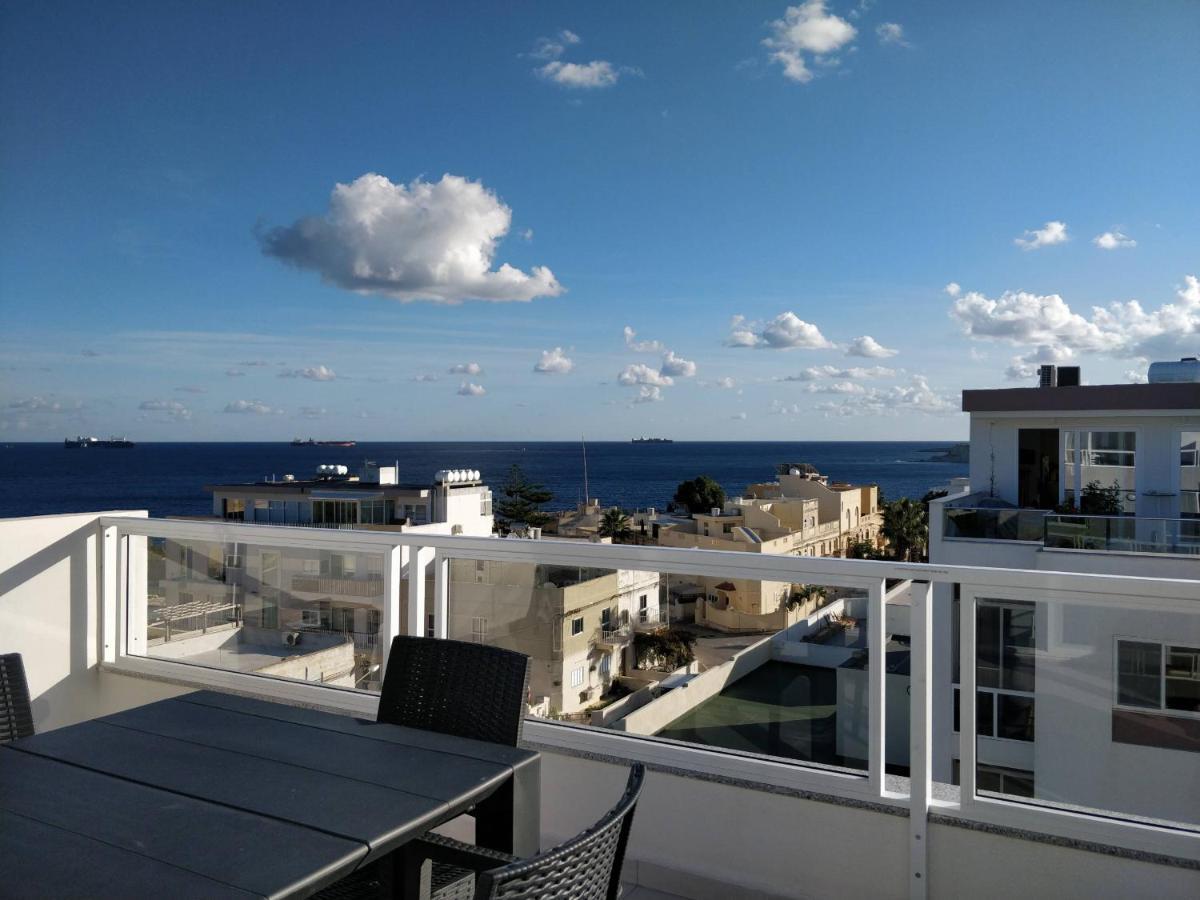 Sea View Penthouse With Large Terrace Irom1-1 Apartment Marsaskala Exterior photo